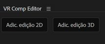 Opções do Editor de composições de VR