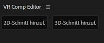 Optionen für den VR-Kompositions-Editor