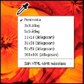 A Photoshop helyi menüje