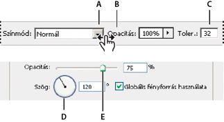 Photoshop – Értékek beírása paneleken, párbeszédpaneleken és az eszköztáron