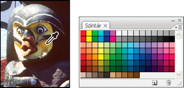 Photoshop – Színtárak panel