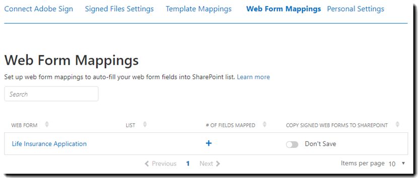 Selezionare un modulo web