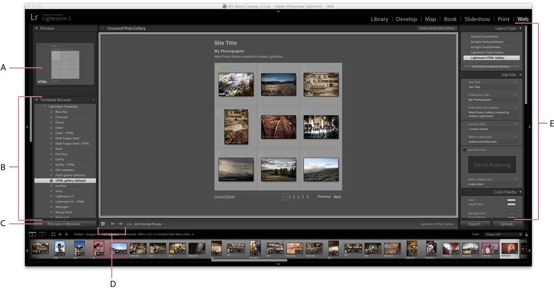 Adobe Photoshop Lightroom CC for nettmodul