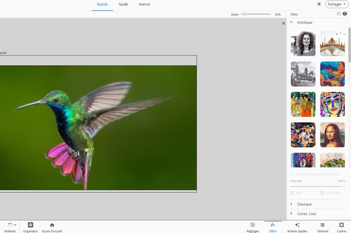 Découvrez les nouveaux effets artistiques dans Adobe Photoshop Elements.