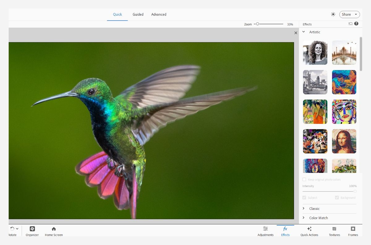 Explore new Artistic Effects in Adobe Photoshop Elements.