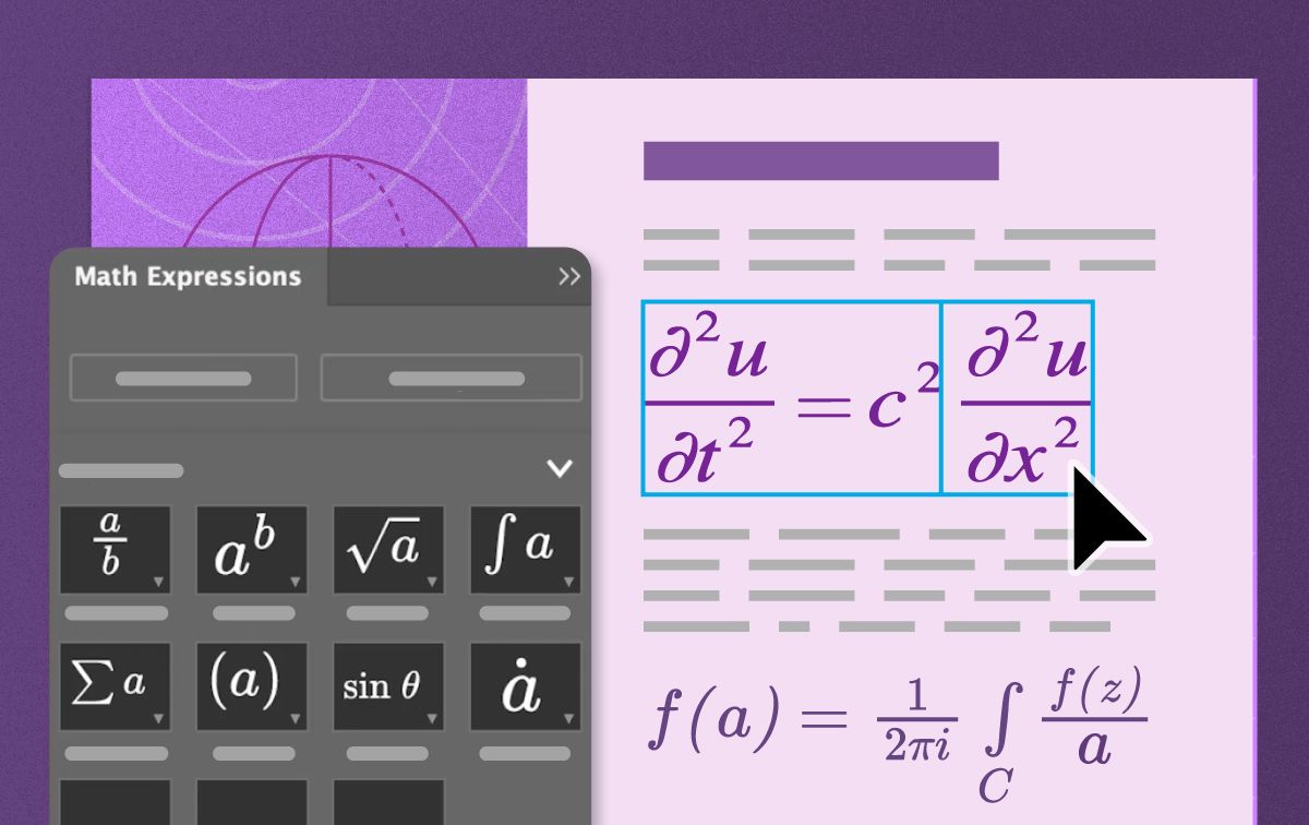Screen showing various expressions presets