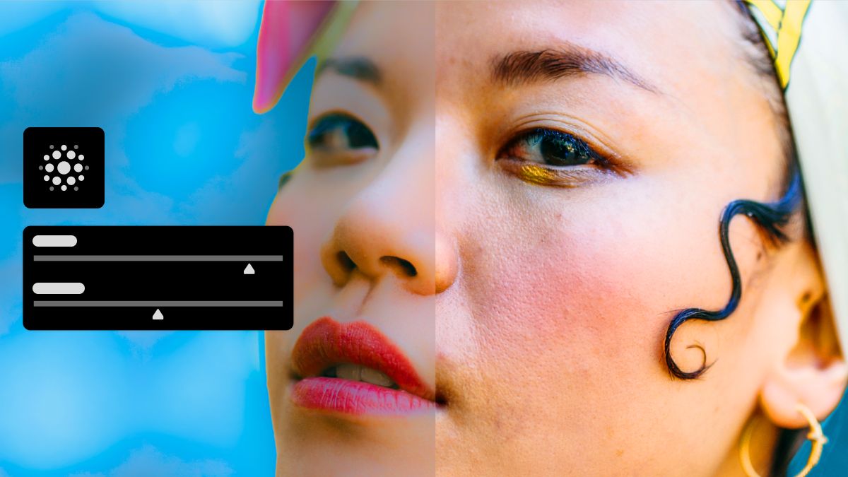 明瞭度とかすみの除去の調整レイヤーのイメージ