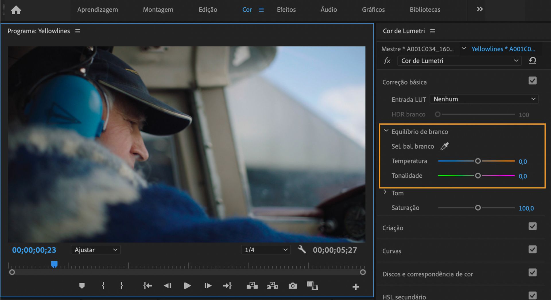 Equilíbrio de branco