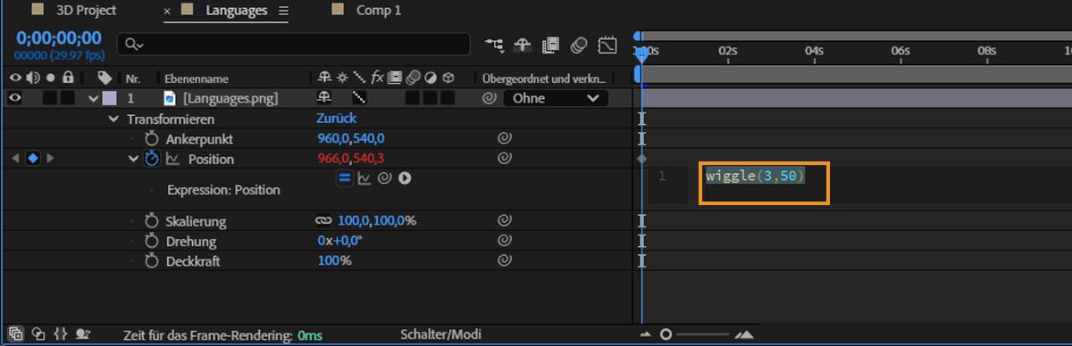 Expression bearbeiten