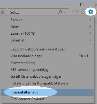 Konfigurera proxyn på Win 7 för att arbeta med bibliotek – steg 1