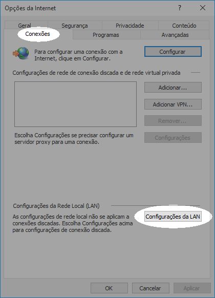 Configurar seu proxy no Windows 7 para trabalhar com bibliotecas - Etapa 3