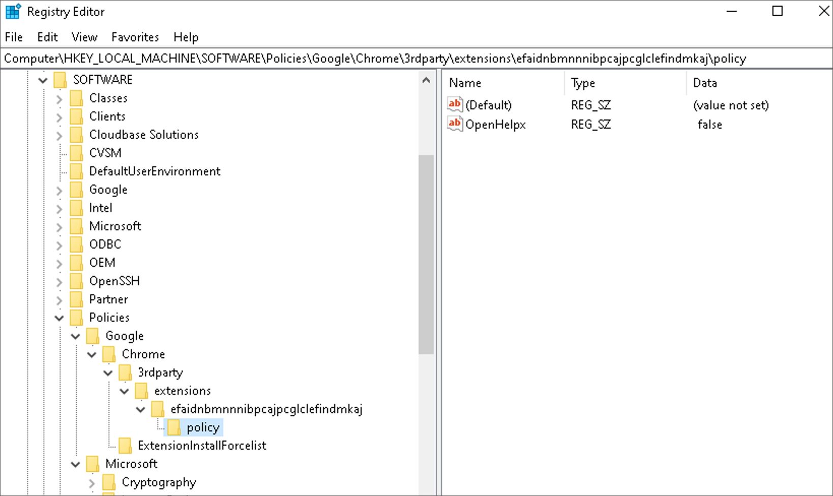 مفتاح سجل Windows
