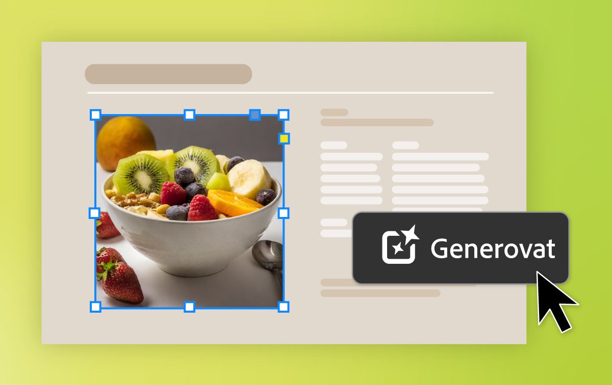 Obrazovka s možností generování