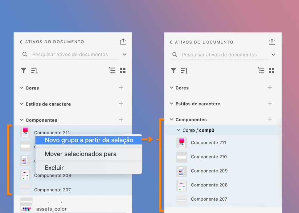 Criar um subgrupo dentro de um grupo