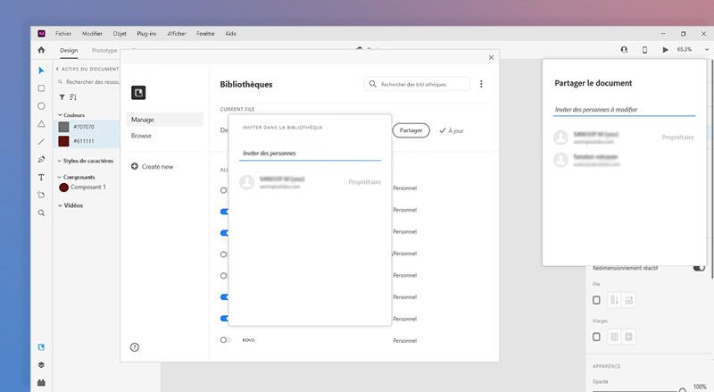 Les autorisations d’un document en ligne XD ne se synchronisent pas automatiquement avec sa bibliothèque liée