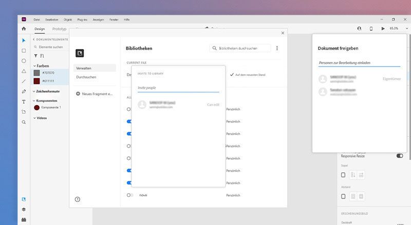 Berechtigungen für XD Cloud-Dokumente werden nicht automatisch mit der verknüpften Bibliothek synchronisiert
