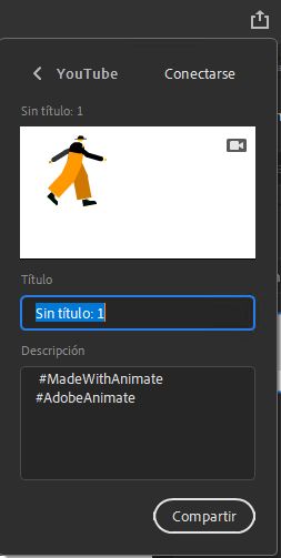 Panel Compartir en YouTube