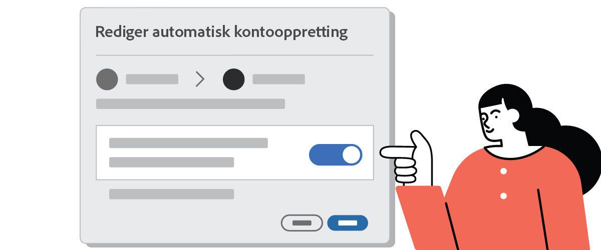 Automatisk kontooppretting