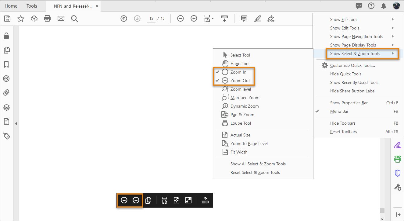  HUD-gereedschappen tonen/verbergen